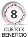 Custo X Benefício: 8 em 10 Custo X Benefício: 8 em 10