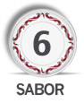 Sabor: 6 em 10 Sabor: 6 em 10