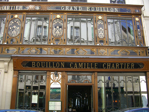 Restaurantes em Paris (Bouillon Racine) Restaurantes em Paris (Bouillon Racine)