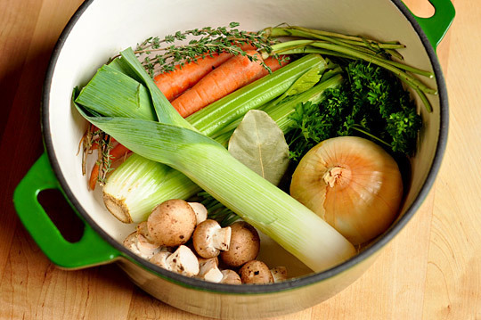 Receita de Caldo de Legumes